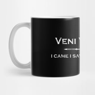 Veni Vidi Vici - Latin saying Mug